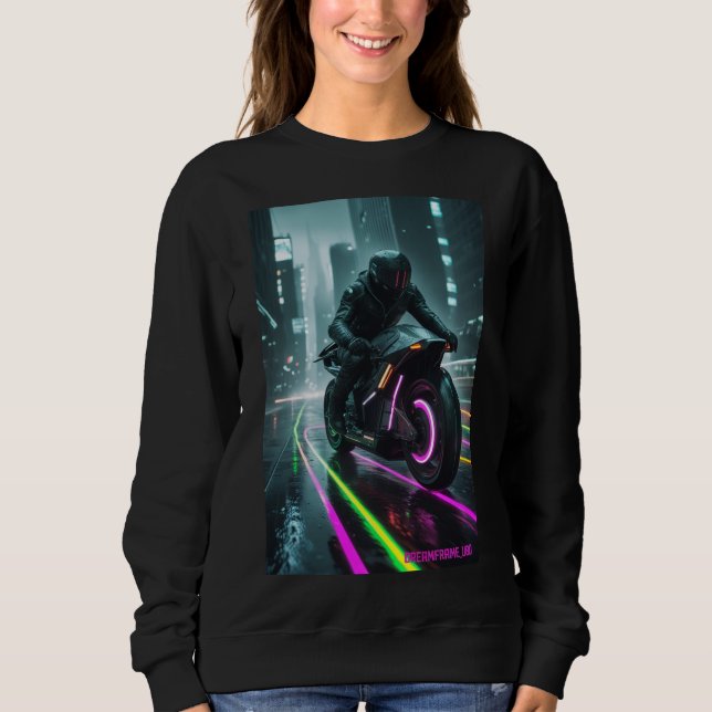 Cyberpunk / Retro-Ästhetik-Design Sweatshirt (Vorderseite)