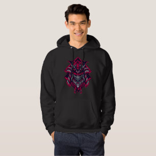 Cyberpunk Samouraï Oni Sweat à Capuche