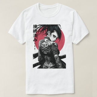 Cyberpunk Samurai Vaporwave  T-Shirt