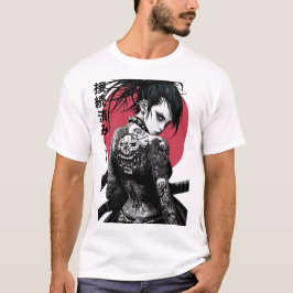 Cyberpunk Samurai Vaporwave  T-Shirt