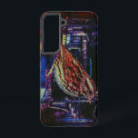 Cyberpunk Sparrow in Neon Cityscape Samsung Galaxy Hülle<br><div class="desc">Dieser beeindruckende Kunstdruck verbindet die zarte Schönheit eines Spatzen mit einem neonbeleuchteten Cyberpunk-Stadtbild und schafft so eine lebendige Verschmelzung von Natur und Technologie. Die leuchtende Stadt im Hintergrund, gebadet in pulsierenden Neonlichtern und regnerischen Straßen, verstärkt den Kontrast mit dem Vogel im Vordergrund und macht dieses Stück zu einem perfekten Statement...</div>