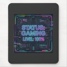 Cyberpunk Status Gaming Level 100 mousepad