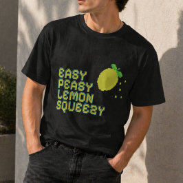 Cyberpunk Style Gelbes Zitronen T-Shirt - Neon 3D