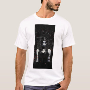 Cyberpunk Teen Rebel Girl 8-Bit-T - Shirt