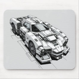 Cyberpunk-Tintenpatronen Mousepad