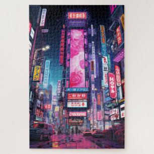 Cyberpunk Tokyo Neon Street