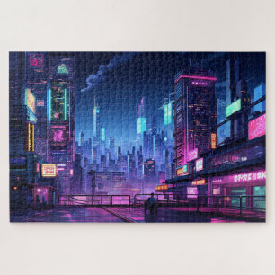 Cyberpunk Tokyo Rooftop