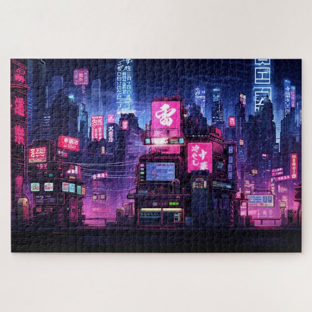 Cyberpunk Tokyo Street Diner (Horizontal)
