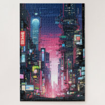 Cyberpunk Tokyo Street Neon