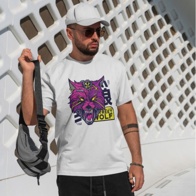 Cyberpunk Wolf T-Shirt (Von Creator hochgeladen)