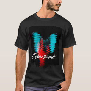 Cyberpunks Japan Streetwear Glitch 80er 90s Sad Va T-Shirt