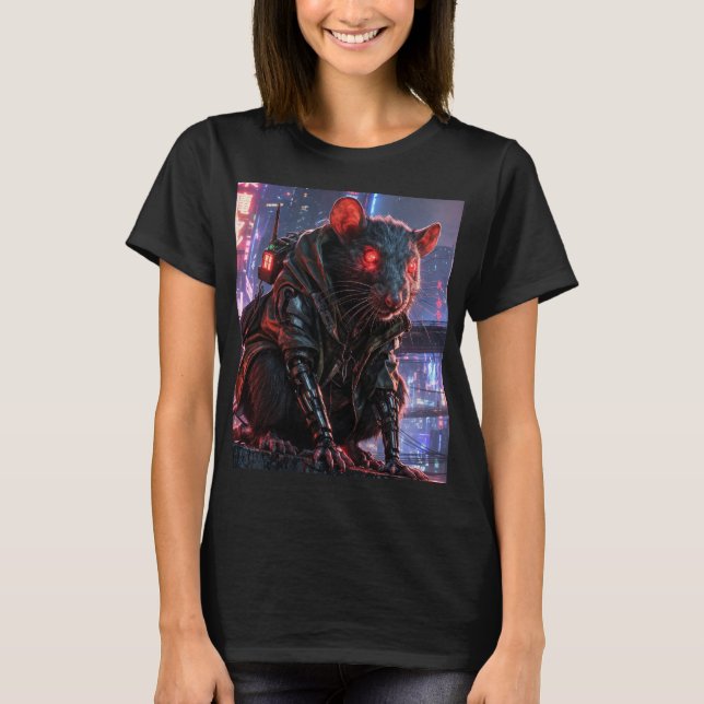 CyberRatte T-Shirt (Vorderseite)