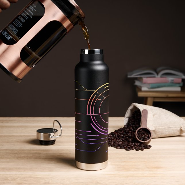 Cyberschnittstelle Wasserflasche Trinkflasche (Kaffee)