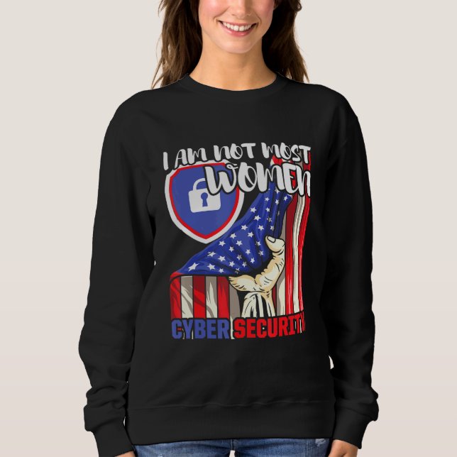 Cybersecurity IT Analyst Certified Tech Security 5 Sweatshirt (Vorderseite)