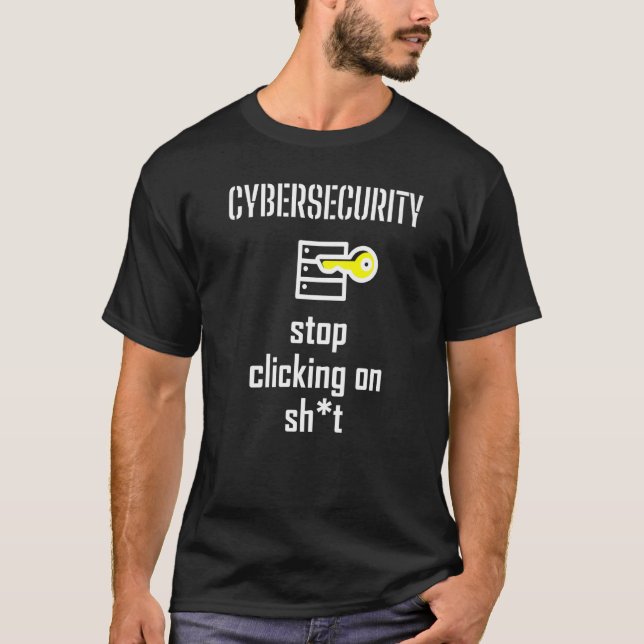Cybersecurity - IT Security Computer Service Premi T-Shirt (Vorderseite)