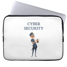 Cybersicherheit: Der Coole Polizist auf Patrol Laptopschutzhülle