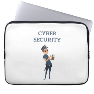 Cybersicherheit: Der Coole Polizist auf Patrol Laptopschutzhülle