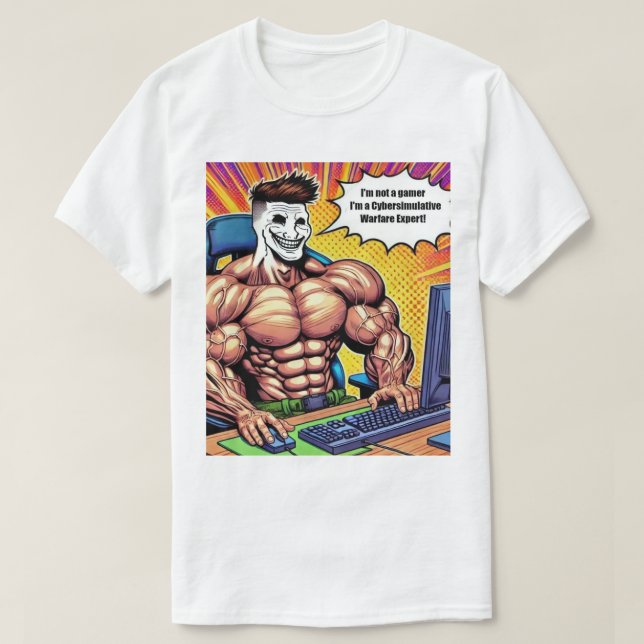 Cybersimulativer T - Shirt (Design vorne)