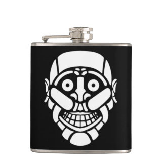 Cybersmily logo Cyberpunk flask Flachmann