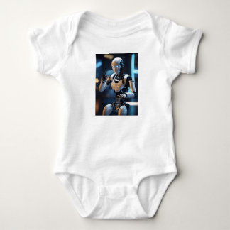 CyberTee-Labrador: Fett-Designs für Roboterliebhab Baby Strampler