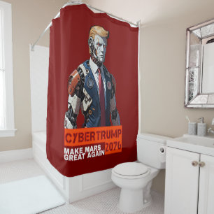 CyberTrump 2076 Mars wieder großartig machen Duschvorhang