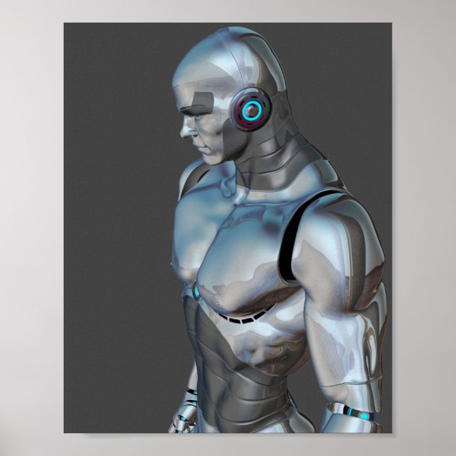 Cyborg android poster (Vorne)