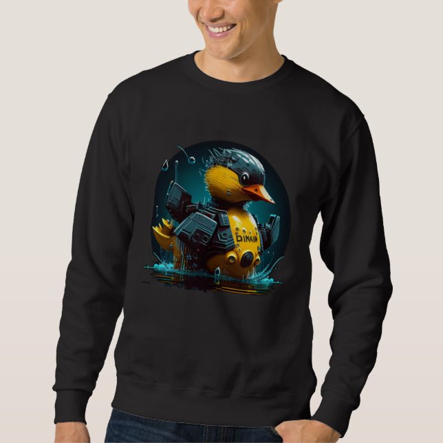 cyborg Duck Sweatshirt (Vorderseite)