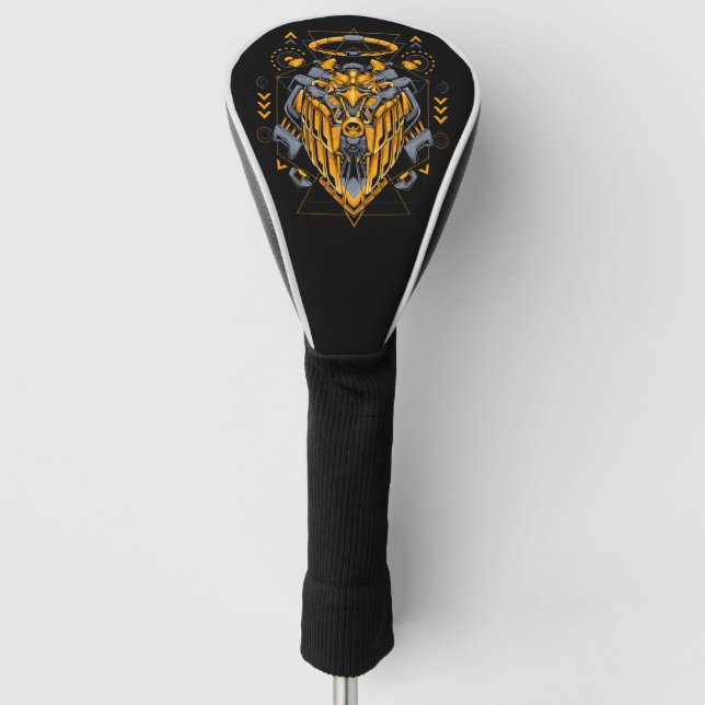 Cyborg-Evolution Golf Headcover (Vorderseite)