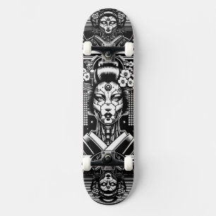Cyborg Geisha Skateboard