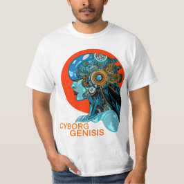 Cyborg Genesis: Die Geburt von Stahl und Seele T-Shirt