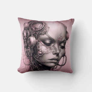Cyborg Girl Cool Teen Kissen