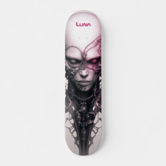 Cyborg Girl Fantastisch künstlerisch Skateboard
