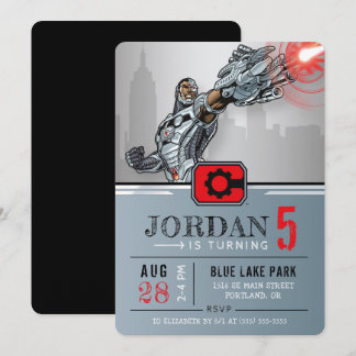 Cyborg | Happy Birthday Einladung