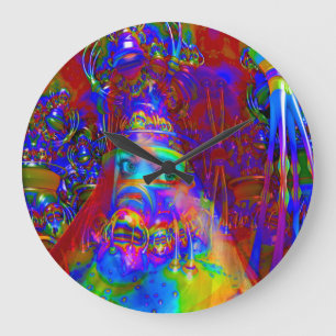 Cyborg-Kreation Große Wanduhr