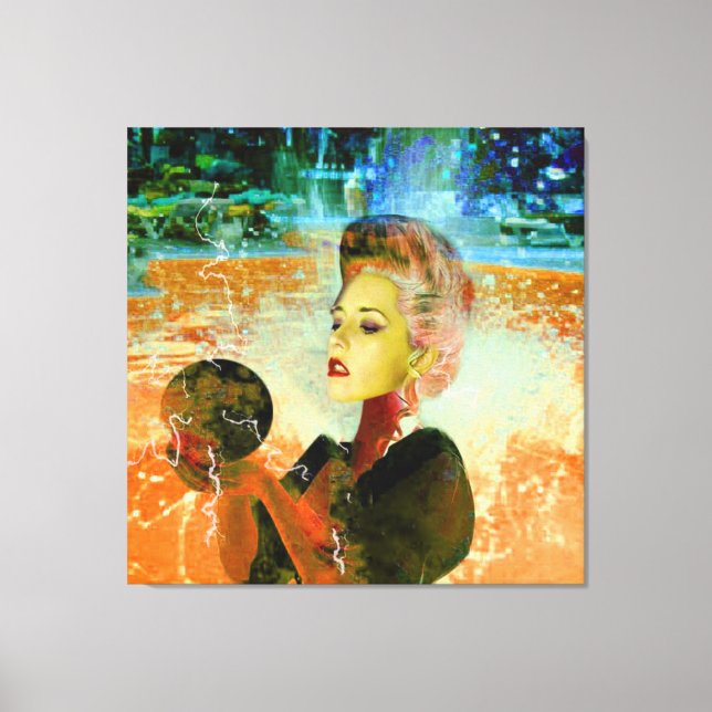 Cyborg Leinwanddruck (Vorderseite)