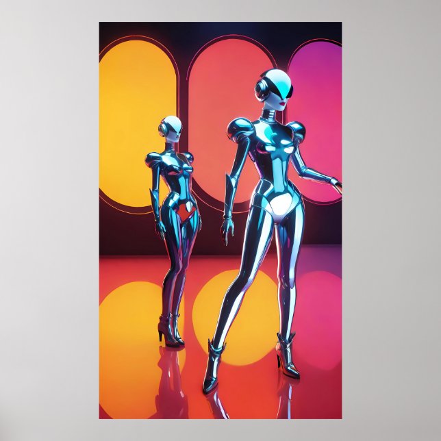 Cyborg Party Girls III Poster (Vorne)