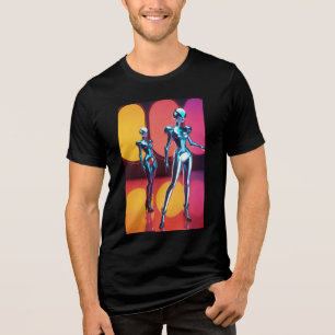 Cyborg Party Girls III Tri-Blend Shirt