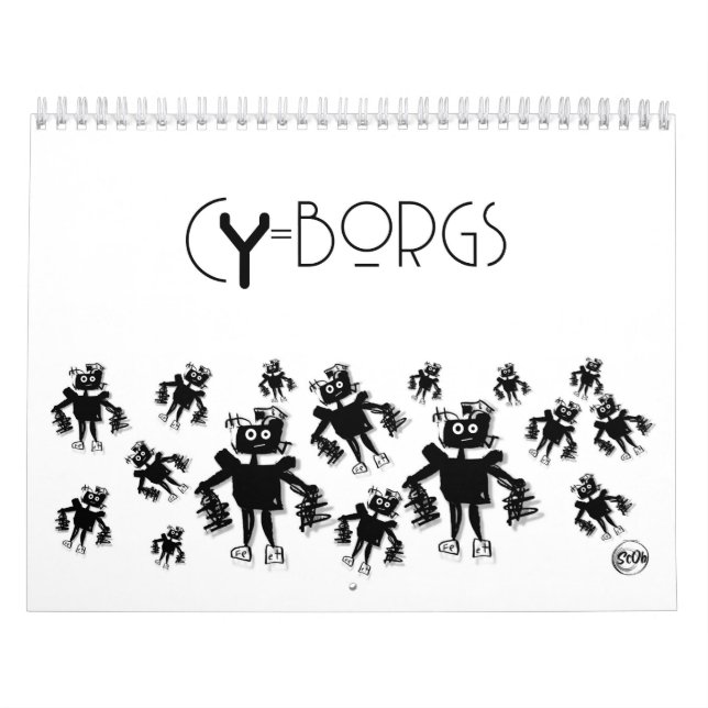 Cyborg Robot Calendar Kalender (Titelbild)