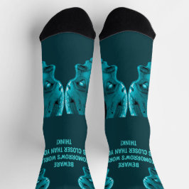 CYBORG-ROBOTERKOPF Crew Socken