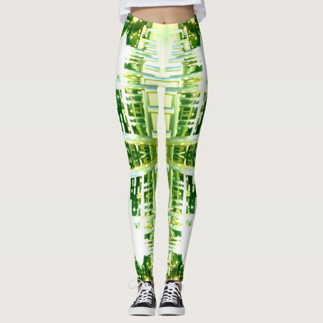 Cyborg-Robotik-Roboter futuristische Sci FI Leggings (Vorderseite)