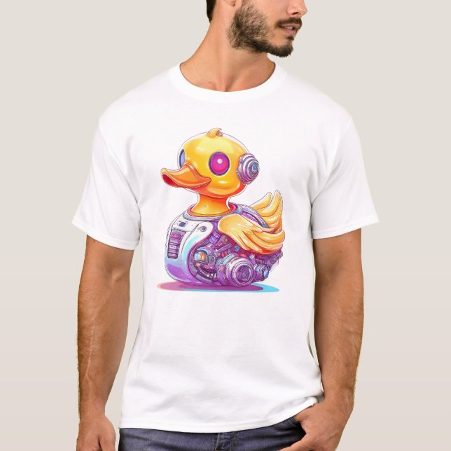Cyborg Rubber Duck T-Shirt (Vorderseite)