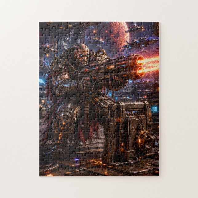 Cyborg Space Pirate — Heavy Gunner (Vertikal)