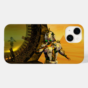 CYBORG TITAN, DESERT HYPERION Science Fiction Scif Case-Mate iPhone 14 Hülle