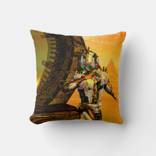 CYBORG TITAN, DESERT HYPERION Science Fiction Scif Kissen