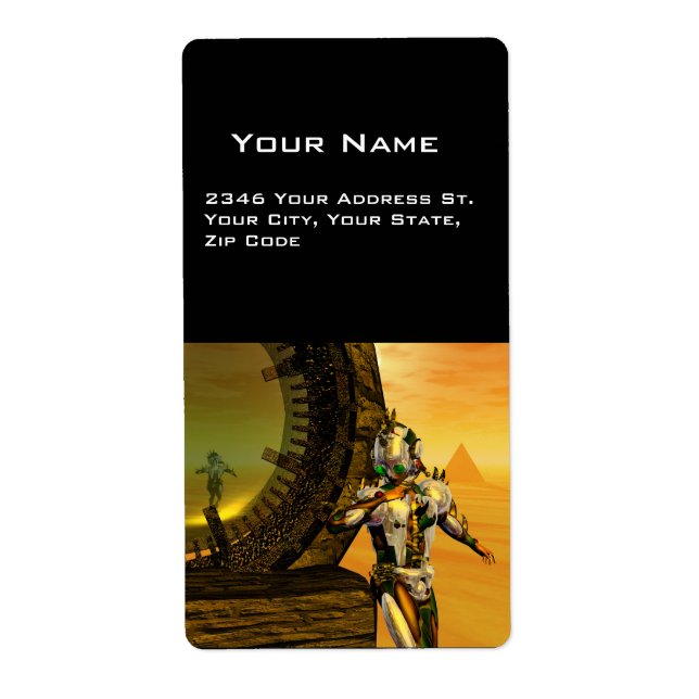 CYBORG TITAN IN HYPERION DESERT Sci-Fi (Vorne)