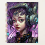 Cyborg Woman Science Fiction Planer<br><div class="desc">Fantasy Art Produkte von The Lunarium.</div>