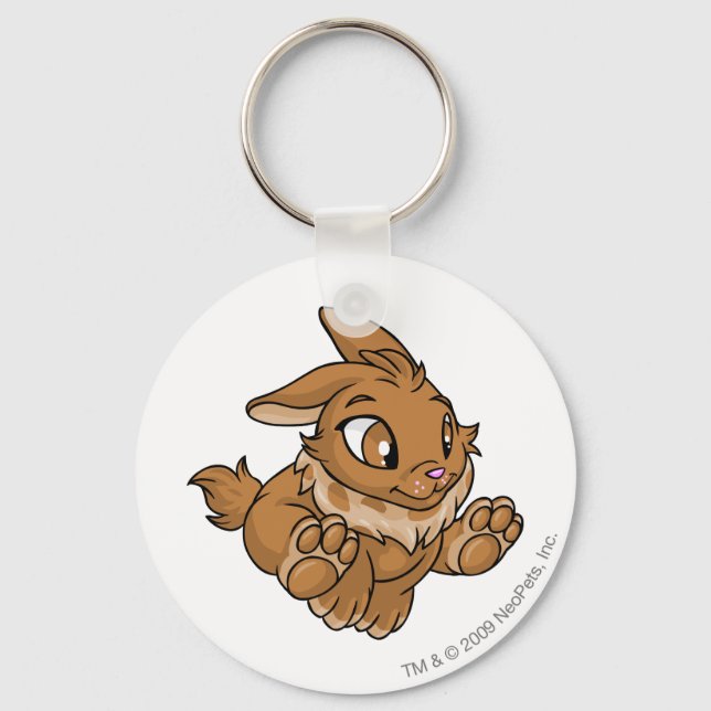 Cybunny Brown Schlüsselanhänger (Vorderseite)