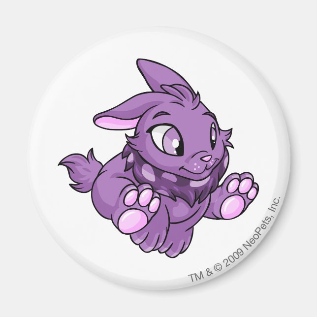 Cybunny Lila Magnet (Vorne)