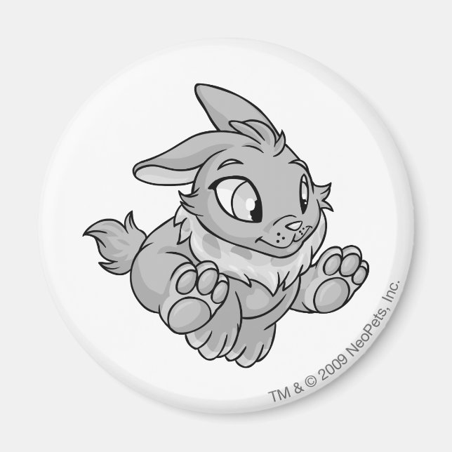 Cybunny Silver Magnet (Vorne)