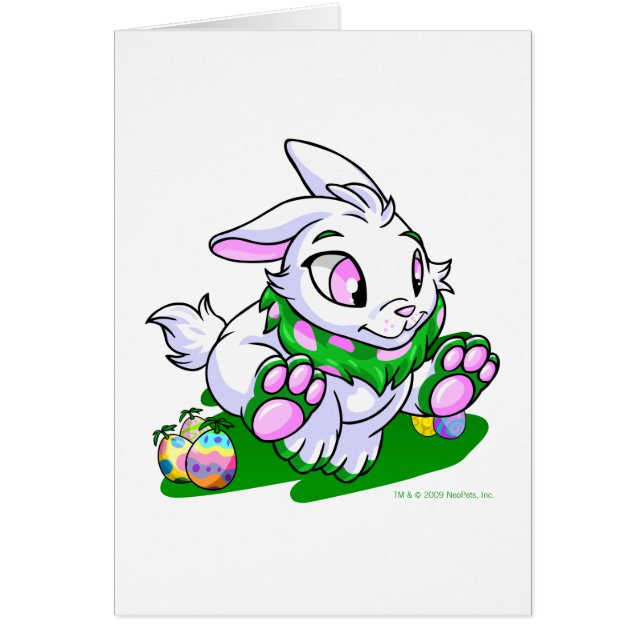 Cybunny vert emballant par des neggs (Devant)